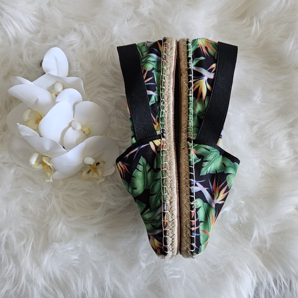 LOUDMOUTH Women's Tropical EspadrillesLucky Bora Bora SZ 9 - Picture 2 of 7